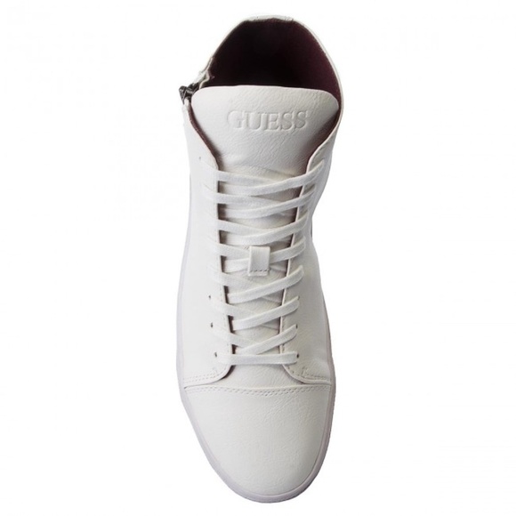 New GUESS Laurence Mid FMLAU1 ELE12 WHITE Sneakers SZ 11` - Picture 3 of 8